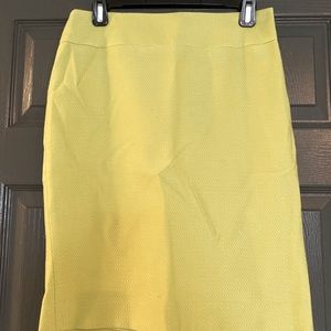 The Limited line green pencil skirt